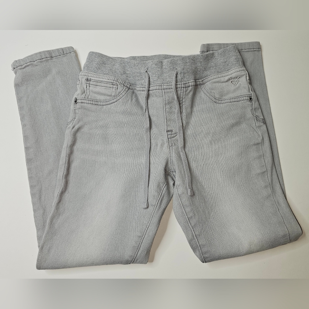 JUSTICE Drawstring jeggings size 8.5